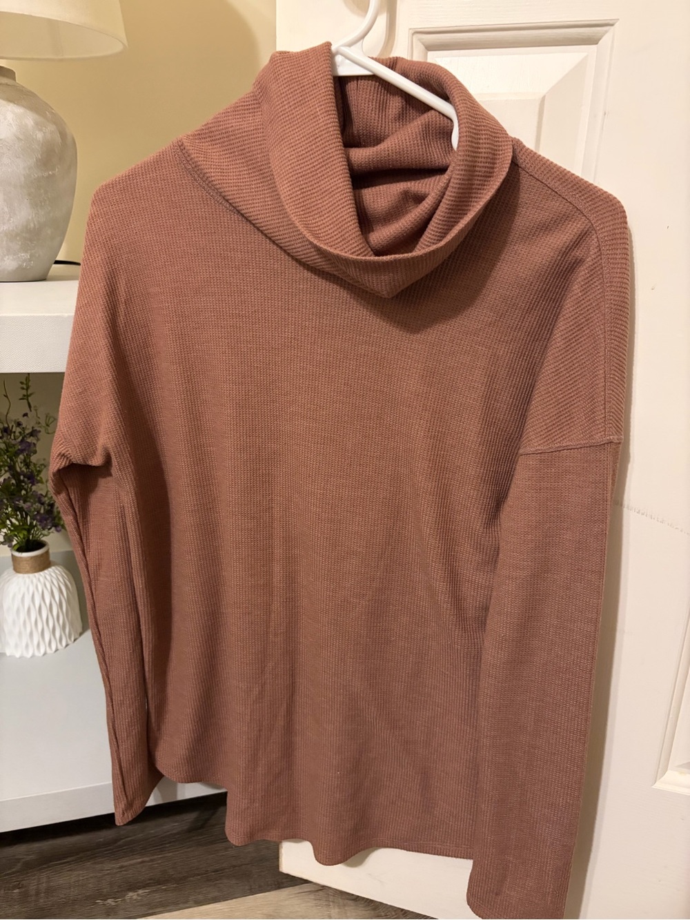a new day Mauve Cowl Neck Sweater